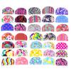 Honbay 3PCS Mix Colors Designed Elastic Swim Cap Swimming Cap Swimming Hat Bathing Cap for Kids and Adult(not for Long Hair) view 1