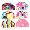 Honbay 3PCS Mix Colors Designed Elastic Swim Cap Swimming Cap Swimming Hat Bathing Cap for Kids and Adult(not for Long Hair) view 4