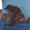 Barsony Brown Leather Pancake Holster for SIG P938 Right view 3