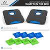 EastPoint Sports Light-Up Bean Bag Toss Outdoor Game - Cornhole-Style Team Fun for Parties Tailgates Cookouts and More Light Up Cornhole Set view 2