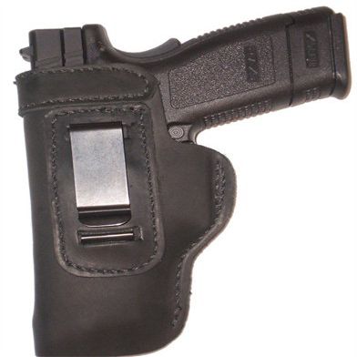 Pro Carry S&W M&P 9, 40, 45 Full Size 4.5" Leather Gun Holster LT Left Hand IWB Black