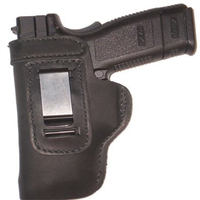 Pro Carry S&W M&P 9, 40, 45 Full Size 4.5" Leather Gun Holster LT Left Hand IWB Black