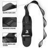 DMoose Fitness Foot & Calf Stretcher with Adjustable Padded Stretching Strap for Plantar Fasciitis, Hamstring, Heel Spurs and Achilles Tendonitis Relief - Yoga Leg Stretch Strap for Flexibility view 4