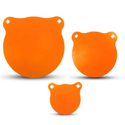 Highwild AR500 Steel Targets 3/8" Thick Metal Shooting Gong Target Set - 4",6",8" Gongs