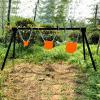 Highwild AR500 Steel Targets 3/8" Thick Metal Shooting Gong Target Set - 4",6",8" Gongs view 4