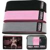 Arena Strength Fabric Exercise Booty Bands for Legs and Butt | Hip Resistance Bands Set of 3 with Workout Guide and Carry Case view 1