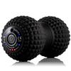Vibrating Peanut Roller - 4 Vibration Levels - Rechargeable - Muscle Roller for Deep Tissue Massage and Muscle Recovery - Massager for Back, Neck, Foot, Leg, and Body - Black view 1