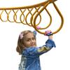 Monkey Bar Gloves with Grip Control (Children 7 and 8 Years Old) Climbing Fingerless Pink Gloves view 2