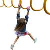 Monkey Bar Gloves with Grip Control (Children 7 and 8 Years Old) Climbing Fingerless Pink Gloves view 4