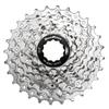 Sunrace CSR91 9-Speed Nickel Plated Cassette with Alloy Lockring and Gray Spacer, 11-28T view 1