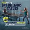 JOOLA Table Tennis Conversion Top with Net Set - Full Sized MDF Ping Pong Table Top for Pool Table - Quick Assembly with Foam Backing to Protect Billiard Table view 4
