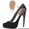 Sticky Shoes Double Sided Shoe Tape - Tape for Perfect Fitting Heels, Anti Slip for Shoes - 10 Pack view 2