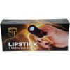 Stun Master 25,000,000 Volt Rechargeable Lipstick Stun Gun with Flashlight, gold view 1