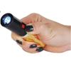 Stun Master 25,000,000 Volt Rechargeable Lipstick Stun Gun with Flashlight, gold view 2