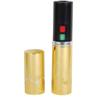 Stun Master 25,000,000 Volt Rechargeable Lipstick Stun Gun with Flashlight, gold view 3