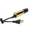 Stun Master 25,000,000 Volt Rechargeable Lipstick Stun Gun with Flashlight, gold view 4