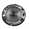 Pactrade Marine Dome Light 12V - 3-Inch Lens, Warm White Incandescent | Stainless Steel Boat Light with Built-In Rocker Switch, Surface Mount | RV, Trailer, Boat Interior Lights, Marine Lights view 1