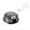 Pactrade Marine Dome Light 12V - 3-Inch Lens, Warm White Incandescent | Stainless Steel Boat Light with Built-In Rocker Switch, Surface Mount | RV, Trailer, Boat Interior Lights, Marine Lights view 2