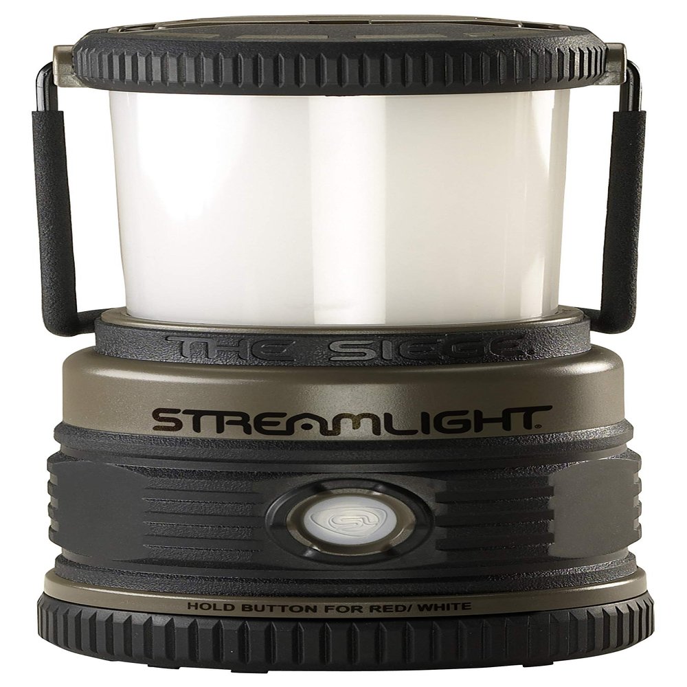 Streamlight 44931 Siege 540-Lumen Compact LED Camping Lantern with 360 Lighting for Power Outages, Hurricanes, and Emergencies, Coyote