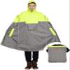 Lightweight Cycling Rain Poncho Breathable Bike Hooded Raincoat with Reflector Strip view 1