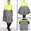 Lightweight Cycling Rain Poncho Breathable Bike Hooded Raincoat with Reflector Strip view 3
