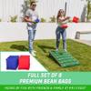 GoSports Classic Cornhole Set  Includes 8 Bean Bags, Travel Case and Game Rules (Choice of style) view 4