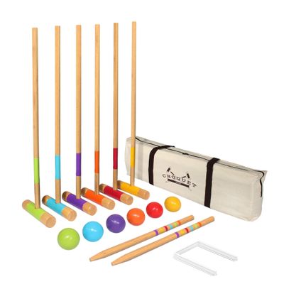 GoSports Standard Croquet Set - 28 Inch Mallets