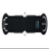 Weaver Leather Airflex Straight Cinch with New and Improved Roll Snug Cinch Buckle, Black, 26-Inch view 1