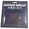 NHL Philadelphia Flyers Tri-Fold Leather Wallet, Brown view 1