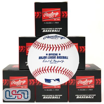 Rawlings Official Major League Game Baseball - ROMLB - 1/2 Dozen (6)
