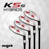 Majek Men's Golf All Hybrid Complete Partial Set, which Includes: #7, 8, 9, PW Senior Flex Right Handed New Utility A Flex Club view 2