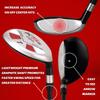 Majek Men's Golf All Hybrid Complete Partial Set, which Includes: #7, 8, 9, PW Senior Flex Right Handed New Utility A Flex Club view 3