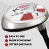 Majek Men's Golf All Hybrid Complete Partial Set, which Includes: #7, 8, 9, PW Senior Flex Right Handed New Utility A Flex Club view 4