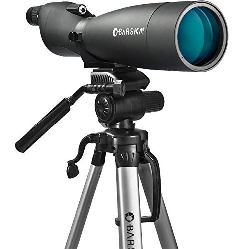 BARSKA 30-90 x 90mm Waterproof Fog-Proof Spotting Scope Porro Prism with Tripod and Case
