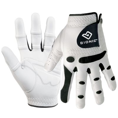 Bionic Men's Right Hand StableGrip Golf Glove - Small - White/Black