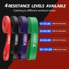 LEEKEY Resistance Bands, Exercise Bands with Handles,Pull Up Assist Bands - Band Set with Door Anchor - Bands for Working Out,Band for Men and Women Fitness Training,Home Workouts view 2