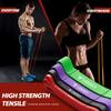 LEEKEY Resistance Bands, Exercise Bands with Handles,Pull Up Assist Bands - Band Set with Door Anchor - Bands for Working Out,Band for Men and Women Fitness Training,Home Workouts view 3