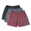 Knocker Men's Classic Plaid Cotton Boxer Shorts Underwear, 3 pcs per pack (3XL, Assorted) view 1