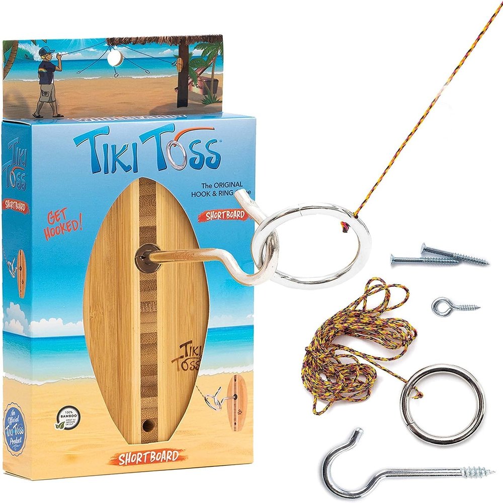 Tiki Toss Original Edition - Indoor & Outdoor Ring Toss Game for All Ages