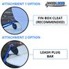 DocksLocks Deluxe SUP Security Kit  Marine Grade Anti-Theft System with Patented Jaws Lock, 10ft Coiled Cable Lock, Fin Box Cleat & Paddle Lock for Paddleboard Protection view 2