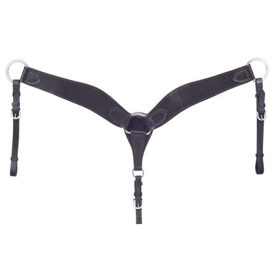 Tough 1 Royal King Rancher Breast Collar Dark Oil