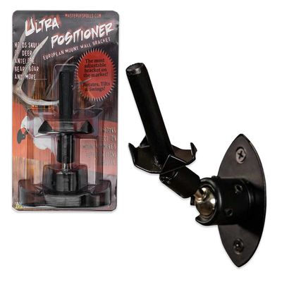 Mountain Mike's Ultra Positioner Adjustable Skull Wall Mount, Black (MMR UP)
