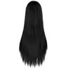 Topbuti Black Long Straight Cosplay Wigs 80cm for Women Girls Halloween Party view 1