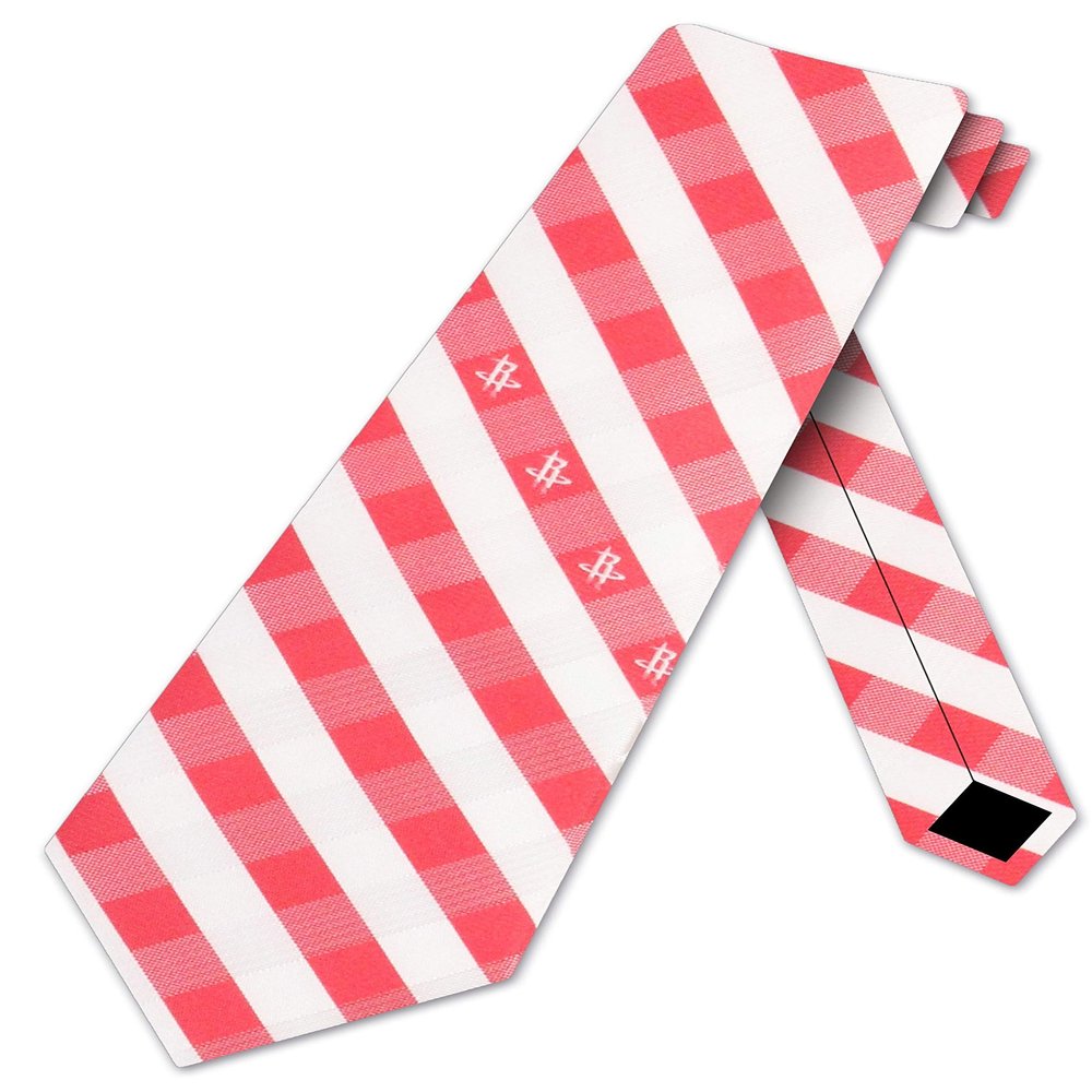 Eagles Wings Houston Rockets Check Poly Necktie