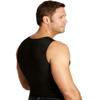 Insta Slim - Made in USA - 3 Pack - Compression Muscle Tank Top Body Shaper for Men. Tummy Control Slimming Shapewear Undershirt for Gynecomastia, Beer Belly & Back Support (Black, MD) view 4