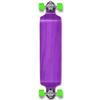 Yocaher Drop Down Longboard Complete Cruiser 41.25" x 10" w/Premium Black Grip Tape, Heavy Duty Aluminum Alloy Truck, 71mm Longboard Wheels, and ABEC-9 Bearings - Purple view 1