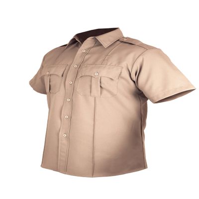 First Class Short-Sleeve Uniform Shirt M Tan