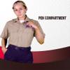 First Class Short-Sleeve Uniform Shirt M Tan view 4