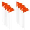 AGORA 6' Sports Agility Training Flags for Soccer, Football, & More - Set of 10 view 1