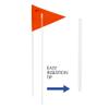 AGORA 6' Sports Agility Training Flags for Soccer, Football, & More - Set of 10 view 3